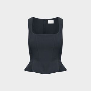 Dark Night Navy Aritzia Peplum Top